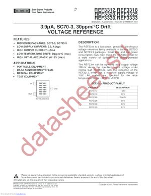 REF3333AIDBZRG4 datasheet  