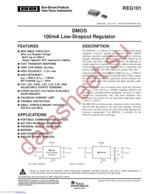 REG101NA-3/250G4 datasheet  