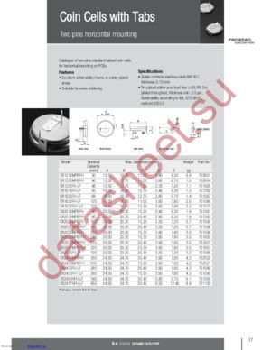 CR2430FH-LF datasheet  