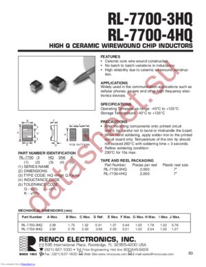 RL-7700-4HQ-10NG datasheet  
