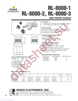 RL-8000-2-122K datasheet  