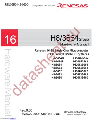 HD6433661 datasheet  