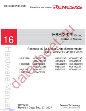 HD6432323 datasheet  