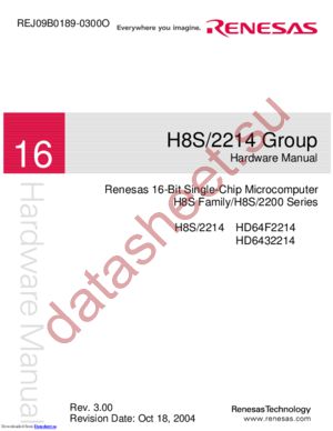 HD6432214 datasheet  