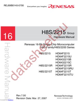 HD6432215A datasheet  