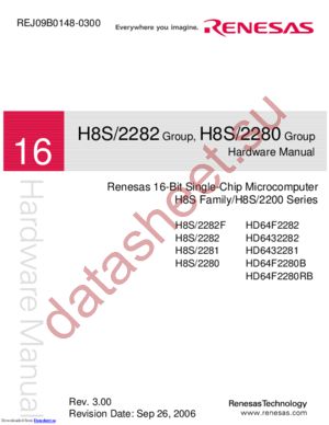 HD6432281 datasheet  