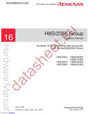 HD6432353 datasheet  