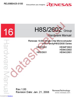 HD6432601 datasheet  