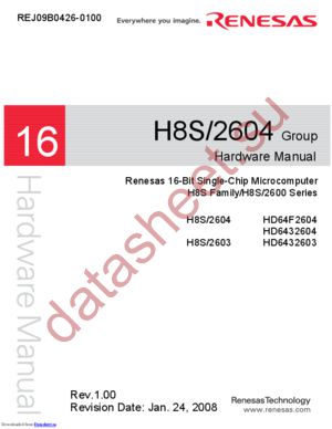 HD6432603 datasheet  