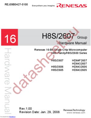 HD6432605 datasheet  