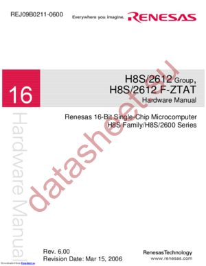 HD6432611 datasheet  