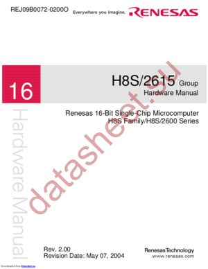 HD6432615 datasheet  