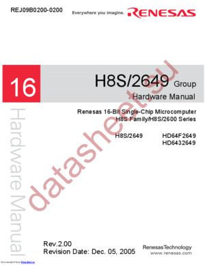 HD6432649 datasheet  