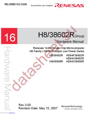 HD64338602RFT datasheet  