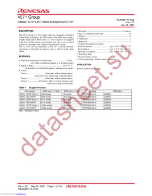 M34571G4 datasheet  