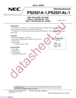 PS2501A-1-A datasheet  