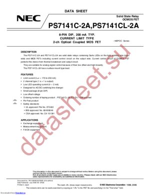 PS7141CL-2A datasheet  