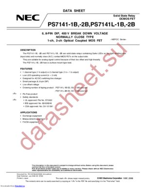 PS7141-1B datasheet  