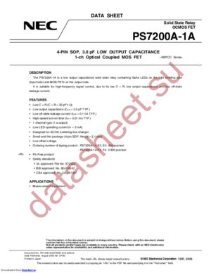 PS7200A-1A datasheet  