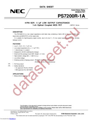 PS7200R-1A datasheet  