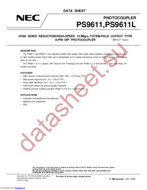 PS9611L datasheet  