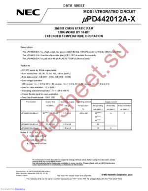 UD442012AGY-BB85X-MJH-A datasheet  