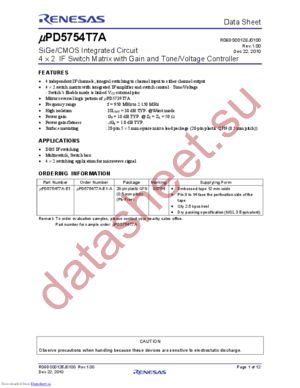 UPD5739T7A datasheet  