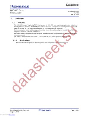 32C datasheet  