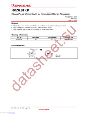 RKZ6.8TKK datasheet  