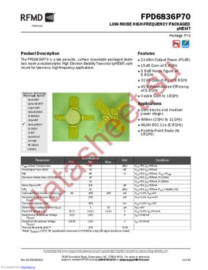 FPD6836P70SR datasheet  