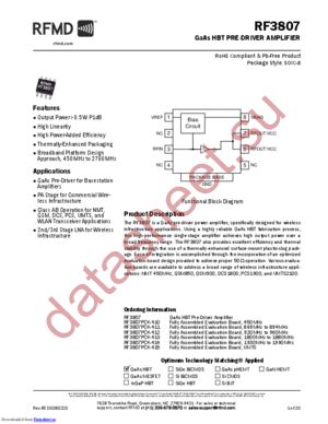 RF3807PCK-415 datasheet  