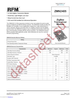 ZMN2405HPDB-R datasheet  