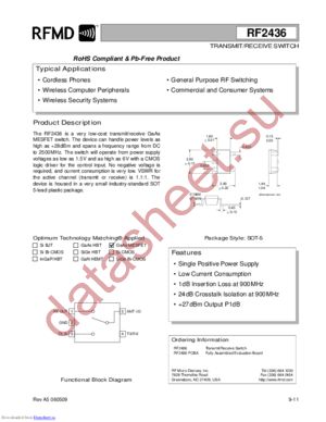 RF2436TR7 datasheet  