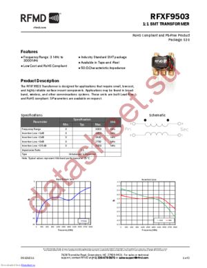 RFXF9503-TR13 datasheet  