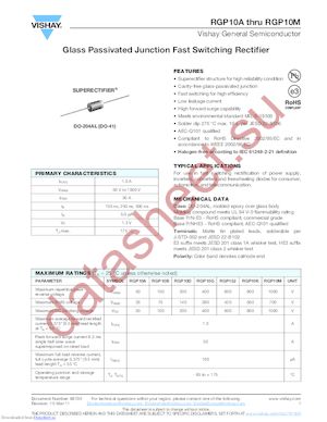 RGP10A-E3/1 datasheet  