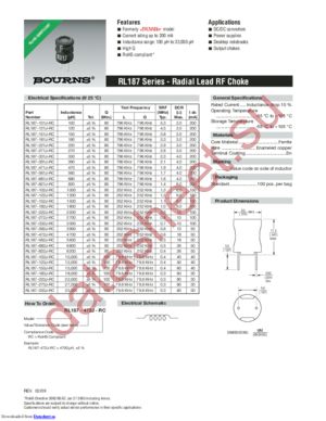 RL187-101J-RC datasheet  