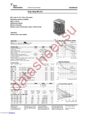 RM232012 datasheet  