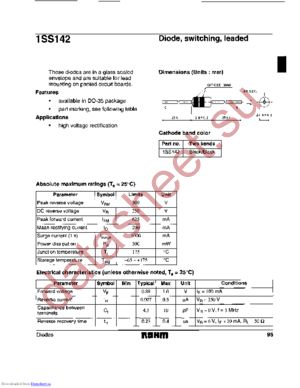 1SS142T-15A datasheet  