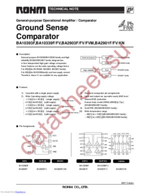 BA10339FV-TR datasheet  