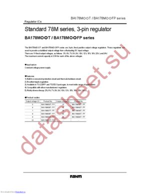 BA178M08T-E2 datasheet  