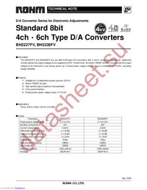 BH2228V-E2 datasheet  