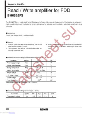 BH6625FS-E2 datasheet  