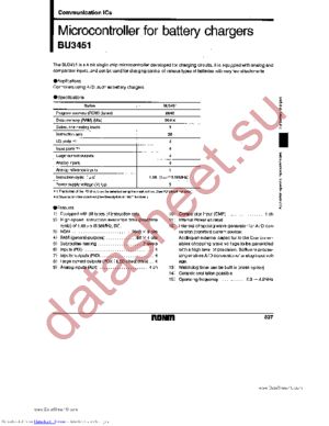 BU3451 datasheet  