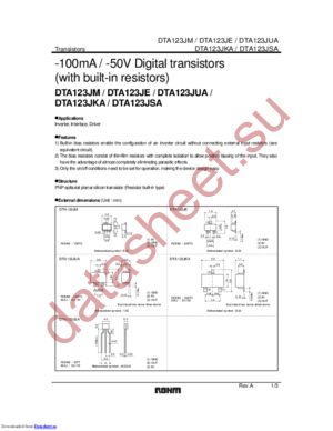 dta123jm datasheet  