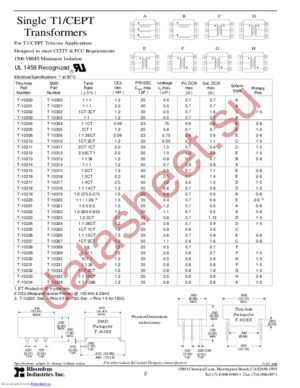 T-10205 datasheet  