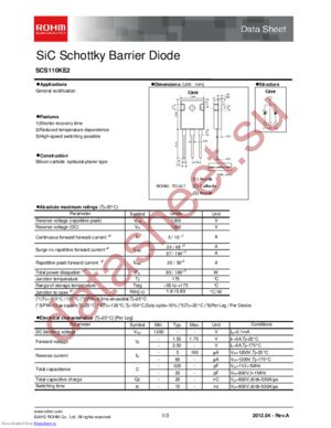 SCS110KE2C datasheet  