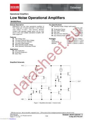 BA8522RF-E2 datasheet  