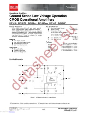 BU7462SNUX-TR datasheet  