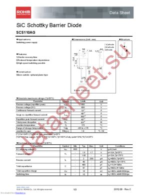 SCS110AG datasheet  