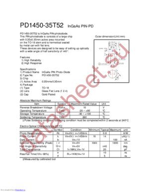 PD1450-35T52 datasheet  